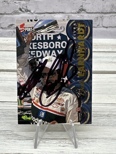 Dale Earnhardt SIGNED 1995 Classic Five Sport #161 NASCAR RCR Racing