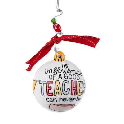 Teacher Eraser Round Ornament by Glory Haus - Free Shipping