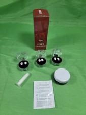 3 Different Sized Vampire Fangs Set Jeicy w/Fake Blood Solid Tooth Gel 13-17mm