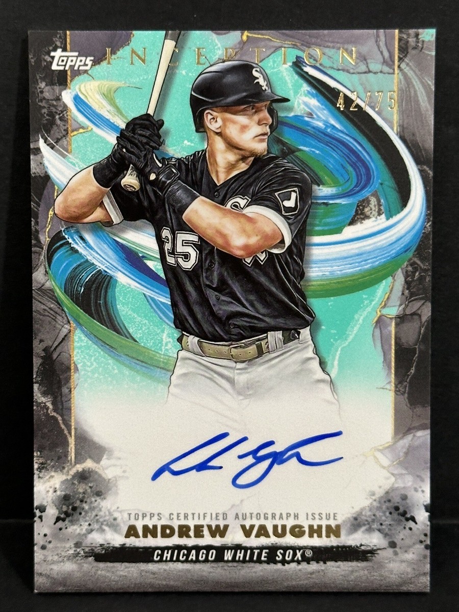 その他 toppsclearlyauthentic2022 andrew vaughn 2023 Topps Inception MLB Chicago White Sox Andrew Vaughn On-Card
