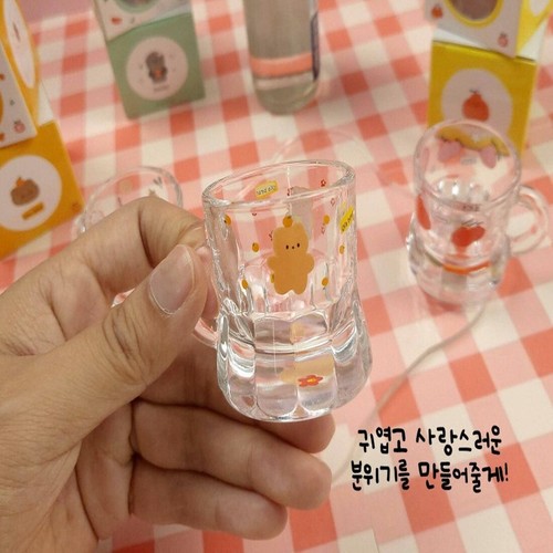 Juego de tazas de soju de vidrio con mango de isla de Jeju regalo 3P coreanas - Imagen 9 de 13