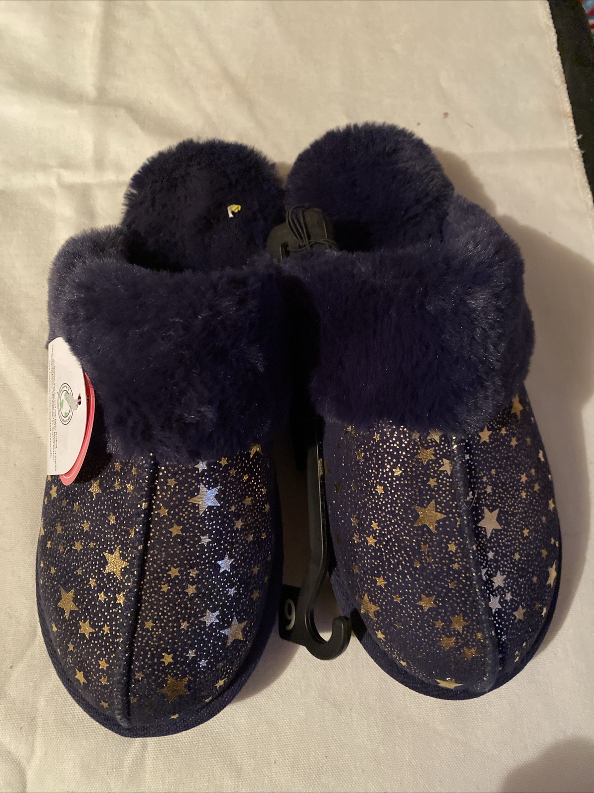 PANTOFOLA D’ORO Pantofole stellari metallizzate super comode con memory foam nuove con etichette taglia 6