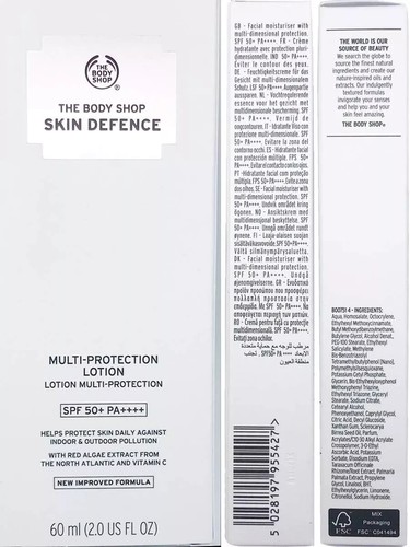 The Body Shop Skin Defence Multi-Protection Lotion SPF 50+ 60ml - For All Skins - Picture 2 of 6