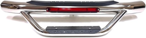 2" Heavy Duty Chrome Tow Hitch Drop Step Bar for Truck SUV with Brake Light Kit - Picture 3 of 19