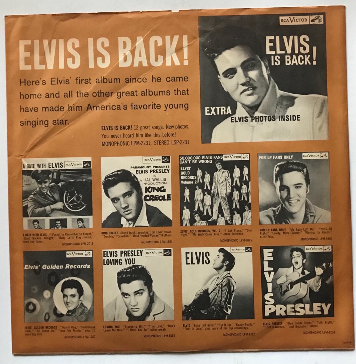 Elvis Presley G.I. Blues UK(英)盤 LP Mono Elvis – G.I. Blues – Vinyl (LP, Album + 2 more), [r16151839