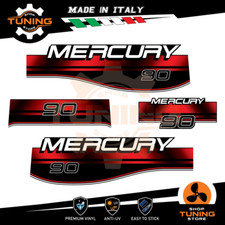 Kit Adesivi Motore Marino Fuoribordo Mercury 90 cv - Two Stroke ELPTO