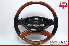 10-13 Mercedes W221 S550 S600 Lenkrad Mit Schaltwippen Schwarz Holz OEM