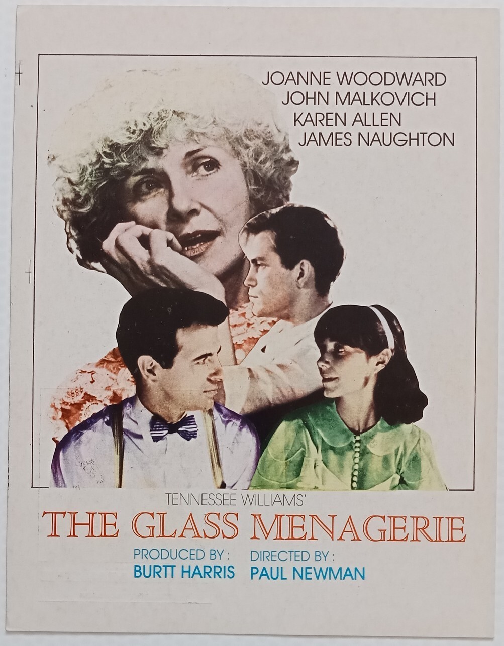 🏆 The glass menagerie movie 1987. 1987 Karen Allen in "The Glass