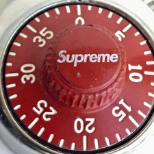 Vintage Supreme X Master Lock Round Combination Lock 1st Version NOS 2004