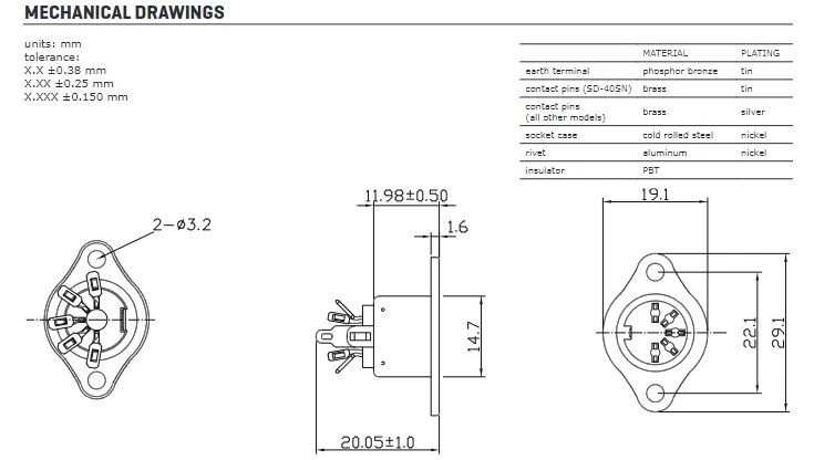 LOT of 2 - CUI SD-50SN - Connector, Female 5 Pin Din to Female 5 Pin Header, New - Image 4 of 4