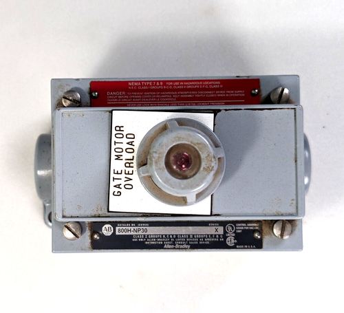 Allen Bradley 800H-NP30 800H-1HVX7 Series X