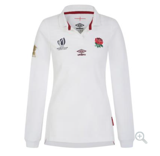 Children's Umbro England Rugby World Cup 2023 Classic Long Sleeve Jersey XL