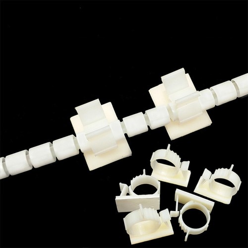 50pcs Adjustable Cable Clips Self Adhesive Wire Fixed Cord Cable Clip Holder - 第 2/7 張圖片