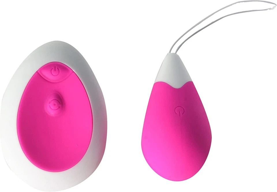 Evolved USB Rechargeable Egg Vibrator Sex Toy with remote-control Silicone Pink - Image 2 of 3