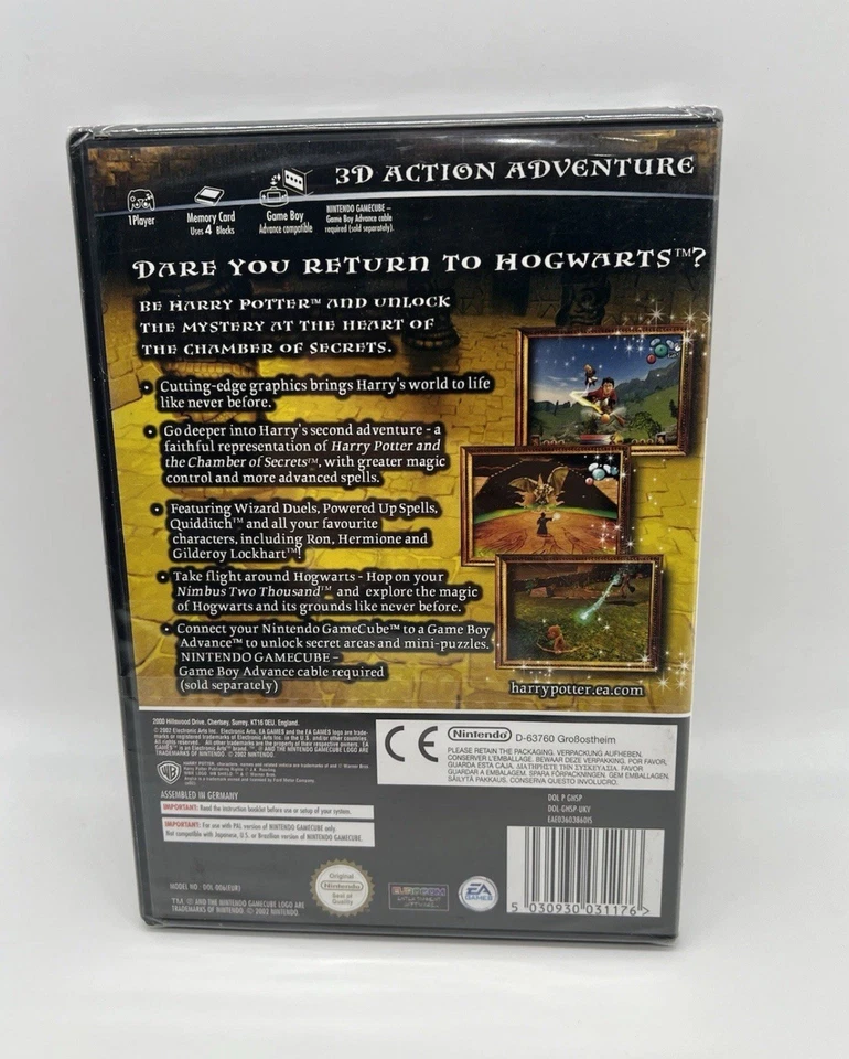 Harry Potter And The Chamber Of Secrets Nintendo Gamecube New Sealed PAL - Image 2 of 4