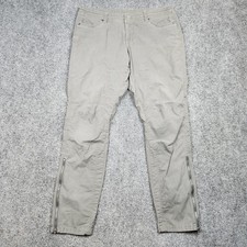 Kuhl Inspiratr Pants Womens 14 Gray Ankle Zip Stretch Hiking Outdoor Travel