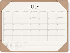 Desk Calendar 2026 2027 with Desktop Mat, Calendar from July 2026 to December