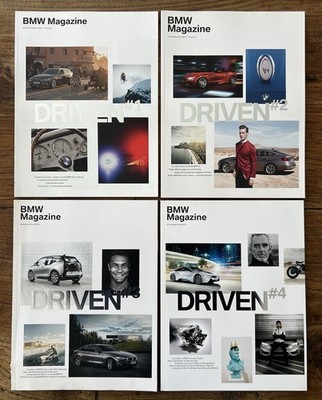 Konvolut 4 Zeitschriften BMW MAGAZIN DRIVEN #1 bis 4 von 2012 bis 2014 - Z4 I8 M4 ttes Serie