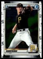 2020 Bowman Chrome Prospects Aaron Shortridge Pittsburgh Pirates #BCP-9