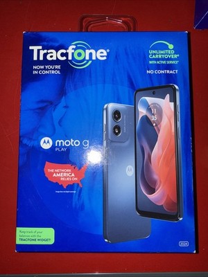 Tracfone Motorola Moto G Play (2024) XT2413V 64GB 4GB  Locked Blue New