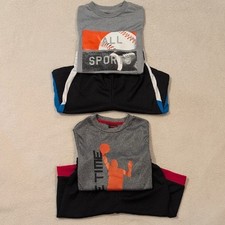 Boys 6/7 Basketball Outfit Bundle 4pc Crunch Time Jersey Shorts Set