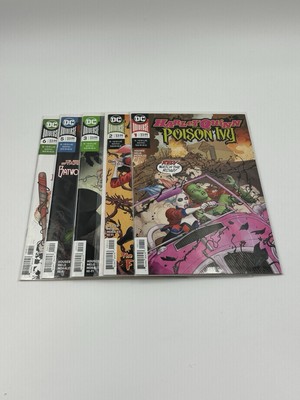 Comics Harley Quinn Poison Ivy 2019 Five Issues# 1,2,3,5,6 W/Plastic Protectors
