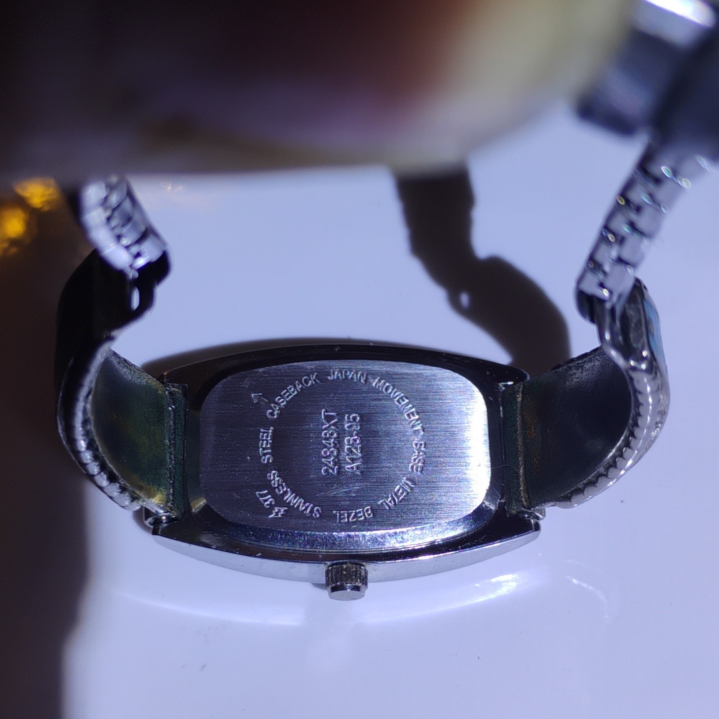 Quartz Analog Silver Rectangular Stainless Steel … - image 2