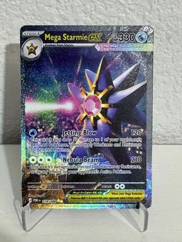 Pokemon Me Perfect Order 118/088 Mega Starmie ex Special Illustration Rare NM