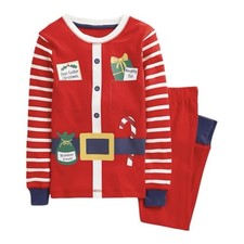 Mini Boden Dream Big Long Red pajamas. Size 11