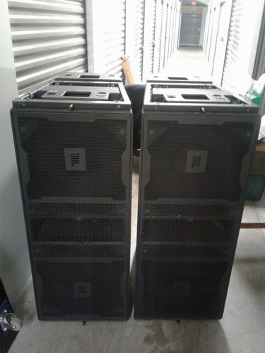 JBL VT4880 Vertec Arrayable Dual 18" Subwoofer w/ Cover & Dolly - Two Available