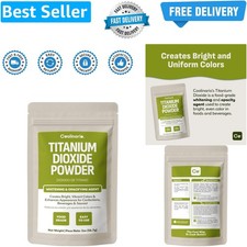 Titanium Dioxide Powder 56 g Food Grade Whitening & Opacifying Agent for Conf...