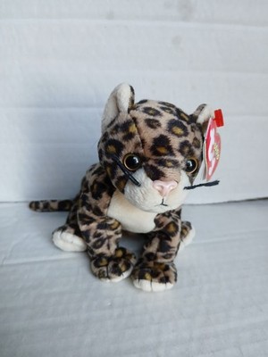 Ty Beanie Babys Schleich Leopard Stofftier mit Etikett 2000 A581