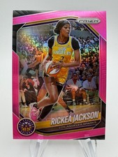 2025 WNBA Prizm RICKEA JACKSON Pink Prizm /175 #118 Los Angeles Sparks