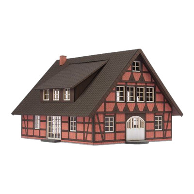 H0 / UNIQUE 01.03.001, Laser-Cut Bausatz Norddeutsches Fachwerkhaus Maria