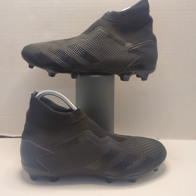 Adidas Predator 20.3 Laceless FG Cleats Men s 9 Black EF1645 Soccer Boots