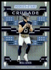 Will Levis 2024 Panini Rookies & Stars #C-WLS Crusade Silver Titans Football