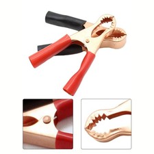Long Lasting 50A Car Clips Battery Clamps Crocodile Clip Aligator