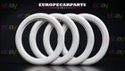 ATLAS 10 inch " White Wall Topper Tire insert trim Set x4 Austin mini cooper