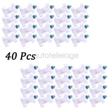 40 x Zierleisten Seitenleiste Clips mit Tülle für Opel Astra G T98 F70 F35