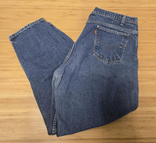 Levis 550 Jeans Mens 40x30 Blue Medium Wash Relaxed Fit Tapered Leg Denim