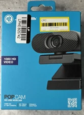 JLab Go Pop USB HD Webcam, Black