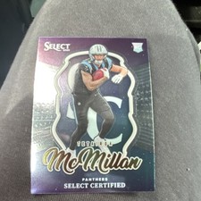 Panini Certified Rookie Tetairoa McMillan Panthers Football Card #CRK-TMN