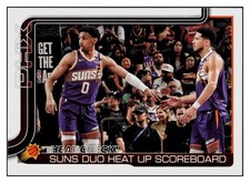 Heat Check!: Suns Duo Heat Up Scoreboard 2025-26 Topps #294 Phoenix Suns *315