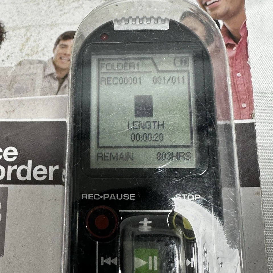 RCA VR6320 2GB Digital Voice Recorder Black Handheld Portable Tested & Working - Image 2 of 4