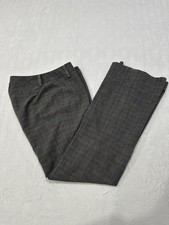 Banana Republic Martin Fit Women  s Dress Pants Gray Plaid Size 6