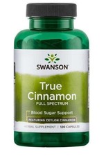 Swanson Vollspektrum Echt Ceylon Zimt 300mg 120 Kapseln
