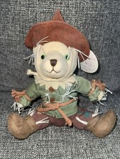 NWT Vintage Wizard Of OZ Scarecrow Bear Plush Warner Bros RN 117255