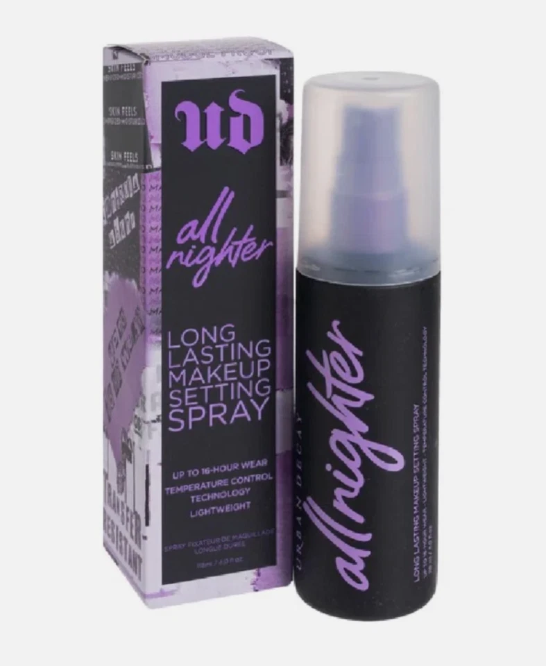 Paquete de 2 spray fijador Urban Decay All Nighter 4 fl. oz./118 ml - larga duración Foto 3 de 4