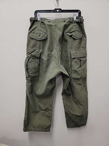 Vintage US Army OG-107 Sateen Type 2 Trouser Hose USA Short Medium 31x29,5 - Bild 2 von 21