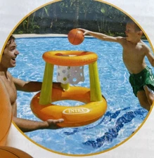 Floating Hoops Water Game Basketball Float Pool Toy NEW!
